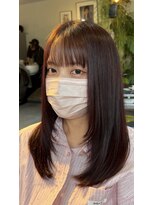 ヴェスパー(Vesper)&nbsp;ボルドーカラー&レイヤーカット
