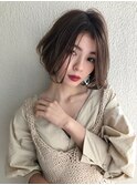 ♪大人カジュアルワンカールショートボブ♪