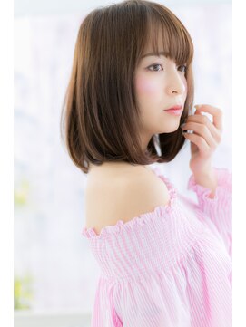 ミック ヘアアンドビューティー 大山店(miq  Hair&Beauty) 内巻きワンカールのナチュラルミディa