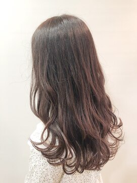 ビー オン ディー ヘア 池袋(BonD hair) ルーズなカールが可愛い！ラベンダーアッシュ【池袋/髪質改善】