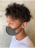 アップバング×ツイストスパイラル