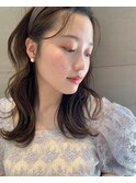 [THREEbykeep関谷]韓国風レイヤー☆ミディアムスタイル