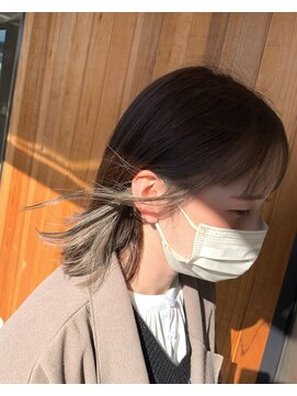 マドラス(MADRAS) インナーカラー×ベージュ系