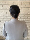 お母様世代のヘアセット☆シンプルアップスタイル！！