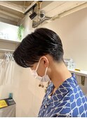 髪質改善/MEN’S HAIR/センターパート/簡単スタイリング/綱島