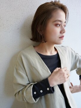 ブゾン(buZon) 【buZonブゾン】あごラインラフミニボブ