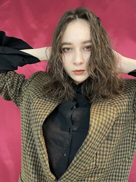 バンミー(BUNMEE) アッシュカラー×似合わせパーマ