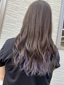 ヘアーメイクガーデン(hair&make garden) ロイヤルパープル×インナーカラー