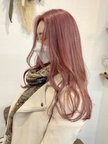 リベストバイジェービー 稲毛(li best. byjb)&nbsp;ピンクベージュ/レイヤー/ハイトーン　[稲毛/稲毛駅]