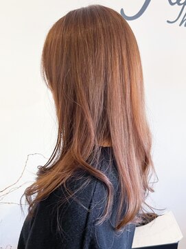 レポヘアー(Repos hair) 20代30代髪質改善カラーナチュラルブラウン毛先パーマ透け感