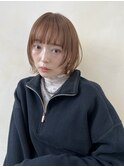 顔まわりレイヤー / くびれボブ