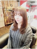 柔らかオレンジベージュ