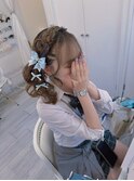 編みかちゅサイドポニー