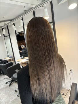 ラフ 難波店(LAFF) #セミディ#シアカラー#ショートヘアー#姫カット#ダークアッシュ