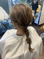 ネバーランド 平成店(NEVER LAND)&nbsp;編みおろしヘアアレンジ