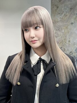 ソル ジングウマエ(SOL JINGUMAE) ミルクティーベージュレイヤーインナーカラーグレージュカラー