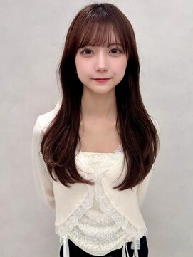 アッシュ 笹塚店(Ash) レイヤーロング/ヘルシースタイル/韓国ヘア/ベビーピンク/笹塚