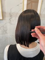 ジーナ 船橋(Zina)&nbsp;髪質改善＊マチルダボブアッシュカラー＊美髪【Zina船橋】