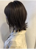 大人可愛い/うるつや/ミディアムレイヤー