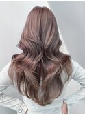 ロングくびれヘア美髪顔周りレイヤー韓国ヘア_ba508581