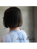 ミニボブ　透明感カラー【falo Ruhe二子玉川】