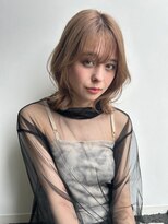外ハネヘルシースタイルショコラアッシュふんわり丸みカール