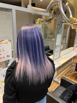 ドイ(DOI) パープルシルバー×ネイビー