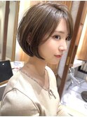 30代40代50代小顔◎韓国ミニボブ