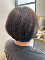 ヘア ルーナ バイ アプリーレ(hair lune by Aprire)&nbsp;30代40代50代大人可愛いミニボブ艶カラー白髪染め