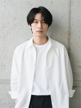 エイチ メンズ(H) パーマニュアンスパーマツーブロックメンズドレッドヘアウルフ