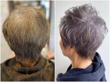 ハイライト 錦糸町店の雰囲気(ブリーチ,ハイライトを駆使して「白髪ぼかし」効果◎!大人カラー)