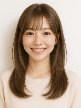 高品質薬剤が創りだす柔かく自然な質感と、なめらかな指通りを実現！生まれつきストレートの様な仕上がり♪