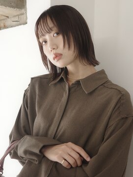 マイルドブラウン+顔周りレイヤー