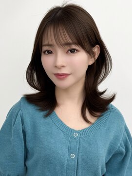 アマトウキョウスマートサロン(AMA TOKYO×Smart Salon) くびれレイヤー/顔まわりカット/レイヤーカット/小顔ヘア