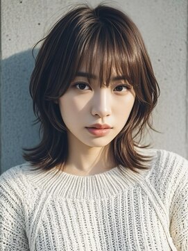 エイチ ウルフカット 大阪梅田(811) ハンサムショートタッセルボブパーマレイヤーボブハイライト