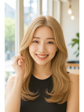 リリノ 豊中曽根店(Lirino.Co) ブリーチ透明感カラー×くびれスタイル