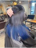 シルバーブルーグラデーション