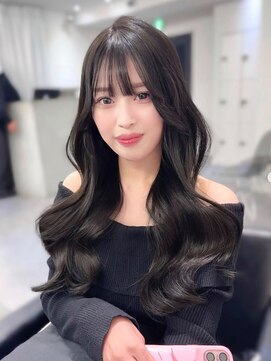 エル バイ アンキシム(elu by AHNKISM) 顔まわり韓国レイヤーカット髪質改善トリートメント