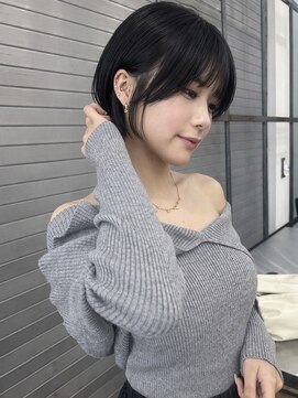 ロックス バイ マグ 松本(rocks BY MAG) 韓国風◎シースルーバングショート×透明感カラー×アッシュ