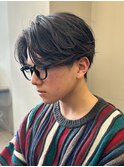 フェザーパーマ/シャドウパーマ/ニュアンスパーマ/men's/眉毛