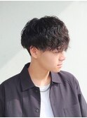 ツイストスパイラルメンズラフツーブロック