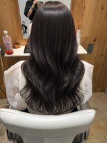 ベルベットヘア 千早店(Velvet hair)&nbsp;髪質改善カラー×暗髪透け感ロング【みつ】