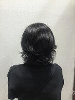 アクセ 小顔大人可愛い外ハネシルキーベージュミディ20代30代40代