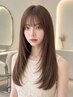 髪質改善ケアカラー+カット+3ステップ水素トリートメント