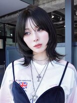 アルバム 銀座(ALBUM GINZA)&nbsp;ミディアムレイヤーくびれミディグレージュ_F1595