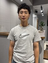画 メンズパーマ