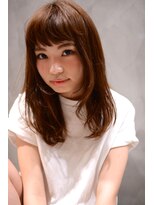 ミラバイグリーン(Mira by green)&nbsp;大人かわいいほつれウエーブ×厚めbang