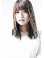 アンフェインド02(UNFEIGNED 02)&nbsp;クラゲヘアー/小顔に見せるヘア/ココアベージュ/伏見/栄