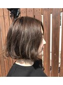 【cremia】切りっぱなしボブ&チップハイライト