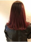 Aimeeチェリーレッドグラデーション